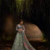 Rozani Organza Bridal Lehenga Choli with Dupatta | Mastorat