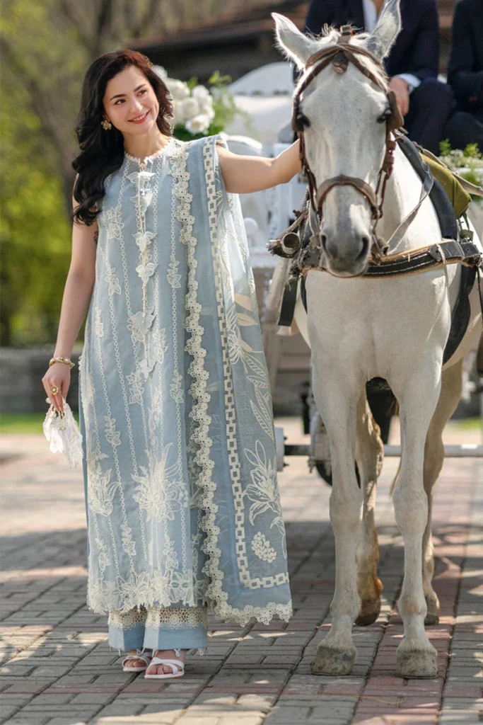 Mastorat Lawn 3PC Embroidered Suit With Jacquard Dupatta