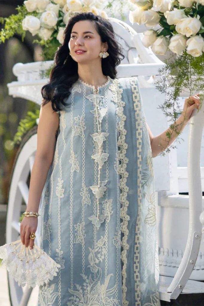 Mastorat Lawn 3PC Embroidered Suit With Jacquard Dupatta