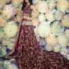 Sehnaz Embellished Peplum Lehenga with Dupatta | Mastorat