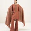 Mastorat Lawn 3PC Embroidered Suit with Jacquard Dupatta