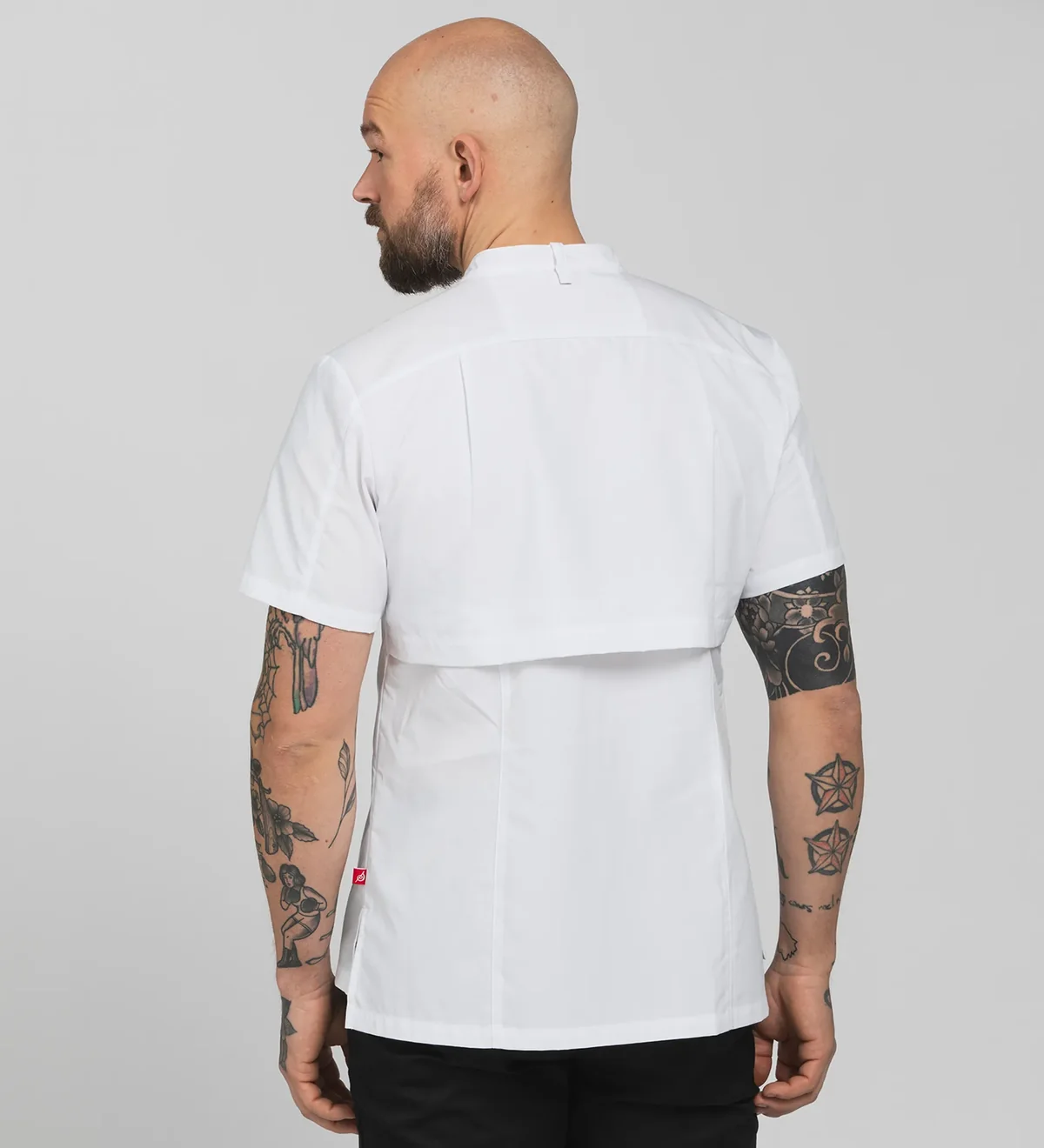 1006 Chef Shirt Action Stretch White | Mastorat