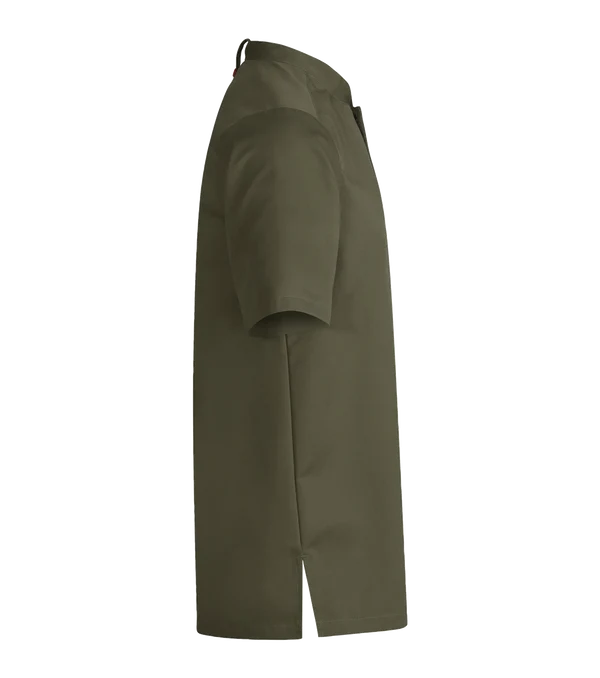 1097 Chef Shirt Smart Unisex Olive Green | Mastorat