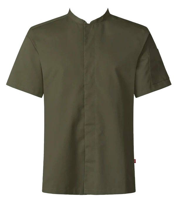 1097 Chef Shirt Smart Unisex Olive Green | Mastorat
