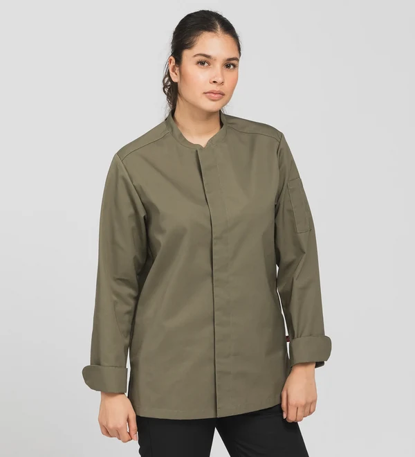 1099 Chef Shirt Smart Unisex – Olive Green
