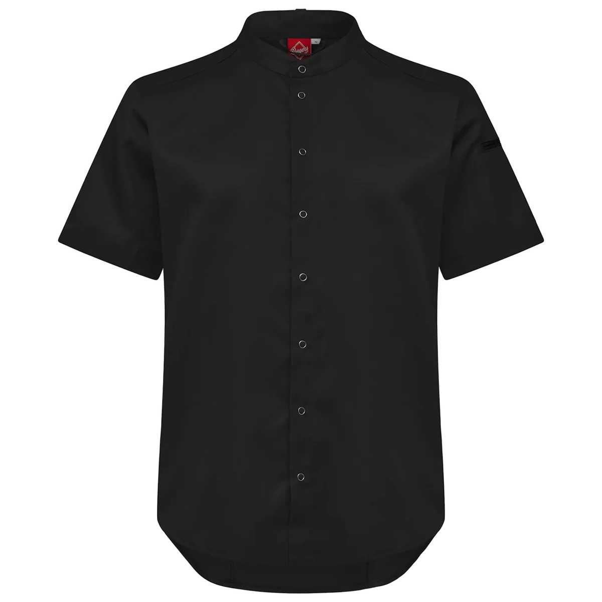 1115 Smart Unisex Black Chef Shirt | Mastorat