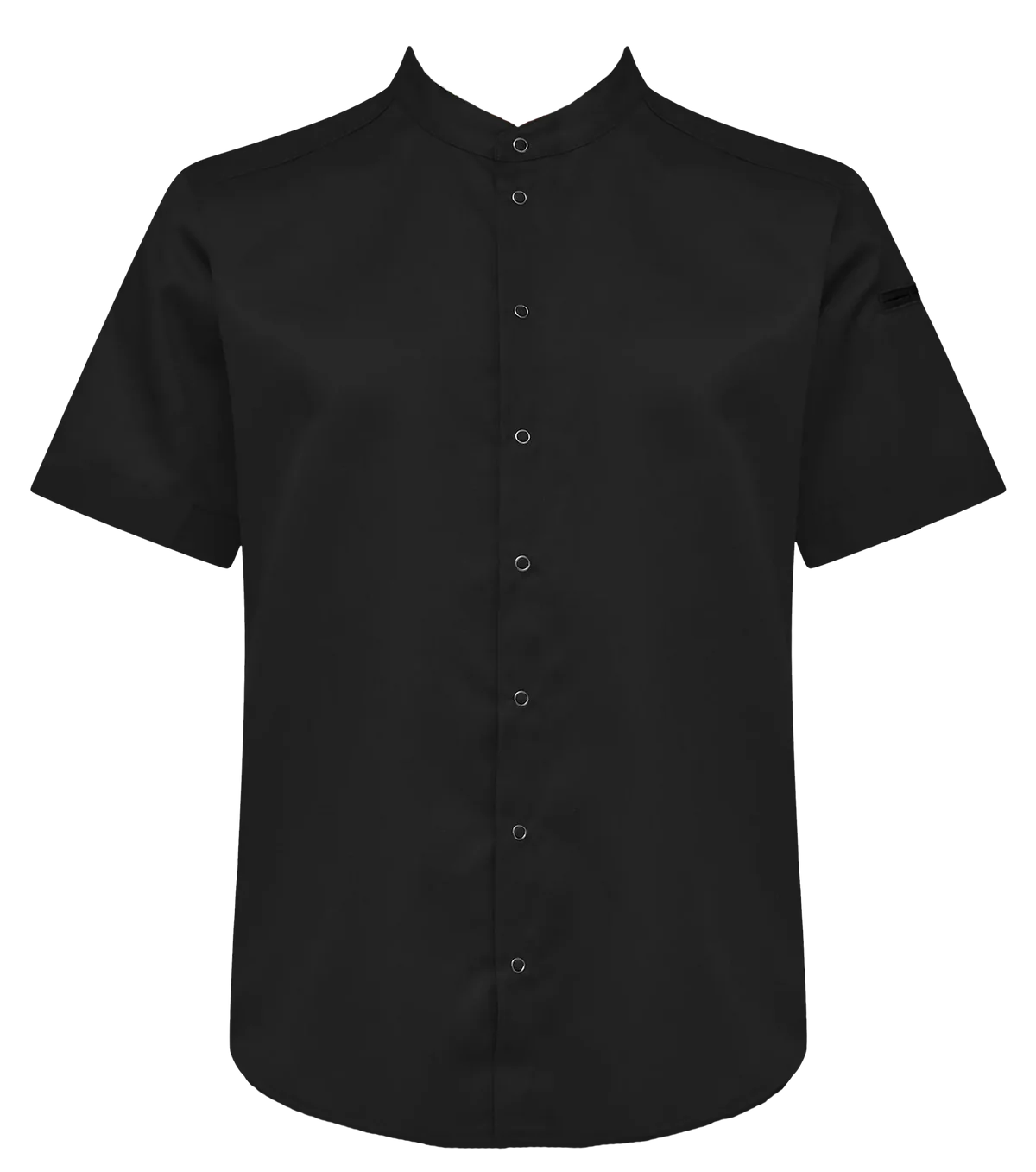 1115 Smart Unisex Black Chef Shirt | Mastorat