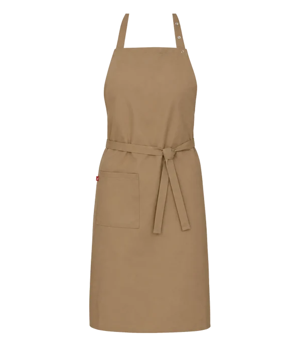 4579 Bib Apron Khaki | Chef Apron | Mastorat