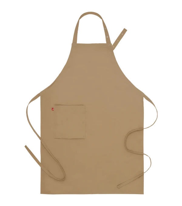 4579 Bib Apron Khaki | Chef Apron | Mastorat