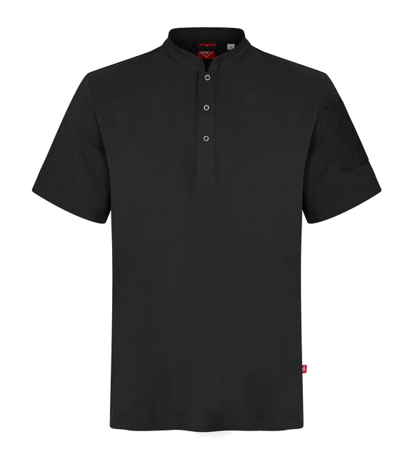 6109 Chef Polo Shirt Black | Unisex Workwear | Mastorat