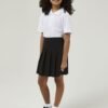 Basics Junior Drop Waist Pleated School Skirt (3–12 Years)