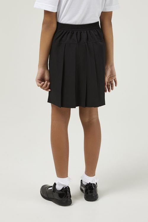 Basics Junior Drop Waist Pleated School Skirt (3–12 Years)