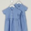 Basics 2 Pack Gingham School Summer Dresses with Pockets (3-12 Years)