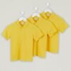 Basics Yellow Polo Shirts 3 Pack (3–16 Years) | Mastorat