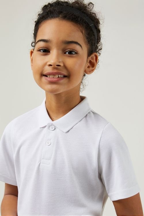 Basics 3 Pack Short Sleeve Polo Shirts (3–16 Years)