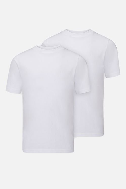School Uniform UK Basics 2 Pack Cotton T-Shirts | Mastorat