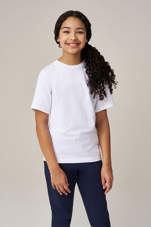 School Uniform UK Basics 2 Pack Cotton T-Shirts | Mastorat