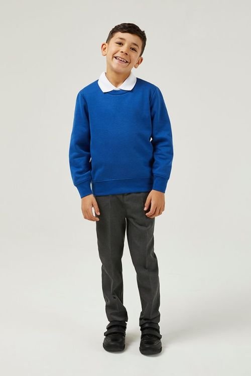 School Uniform UK Crew Neck Sweatshirt (3-16 Years) | Mastorat