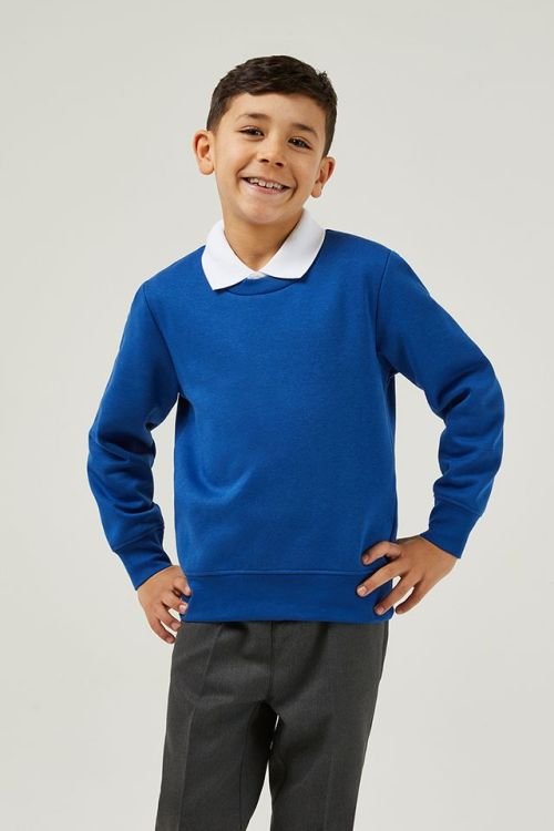 School Uniform UK Crew Neck Sweatshirt (3-16 Years) | Mastorat