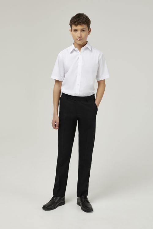 Senior Boys' School Uniform UK Slim Leg Trousers | Mastorat