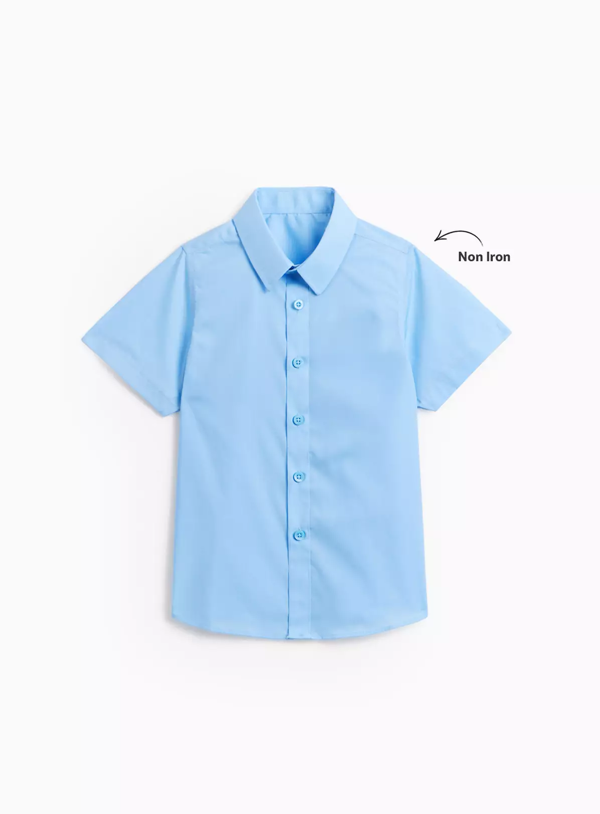 3 Pack Unisex Blue Short Sleeve Shirts 3 Years