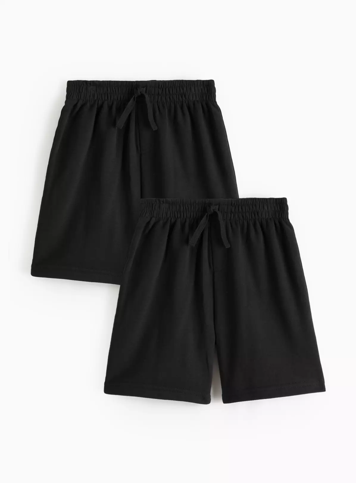 2 Pack Black Sweat Shorts 4 Years – School Uniform UK