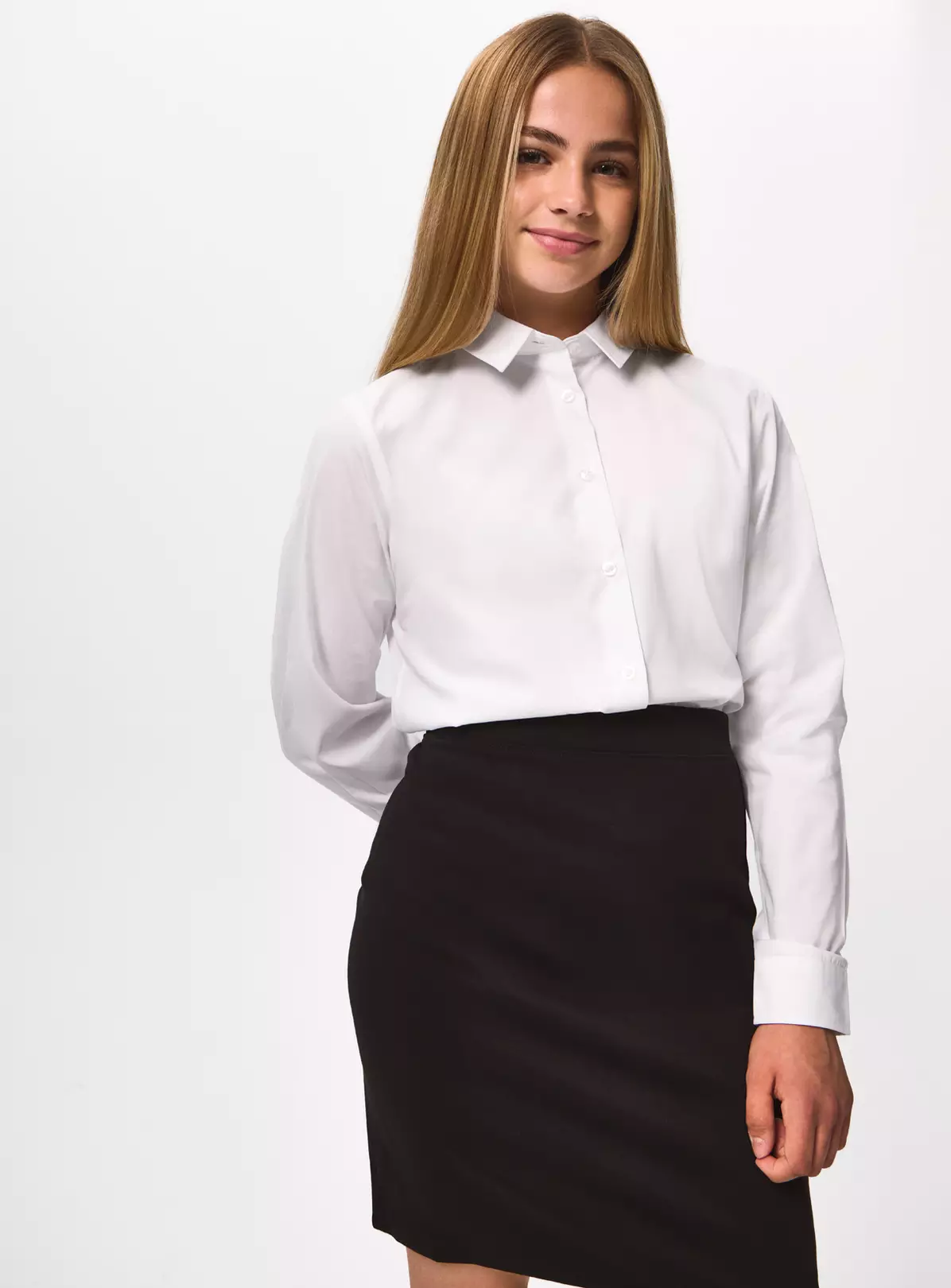 2 Pack Black Jersey Tube Skirts for Girls – School Uniform in UK