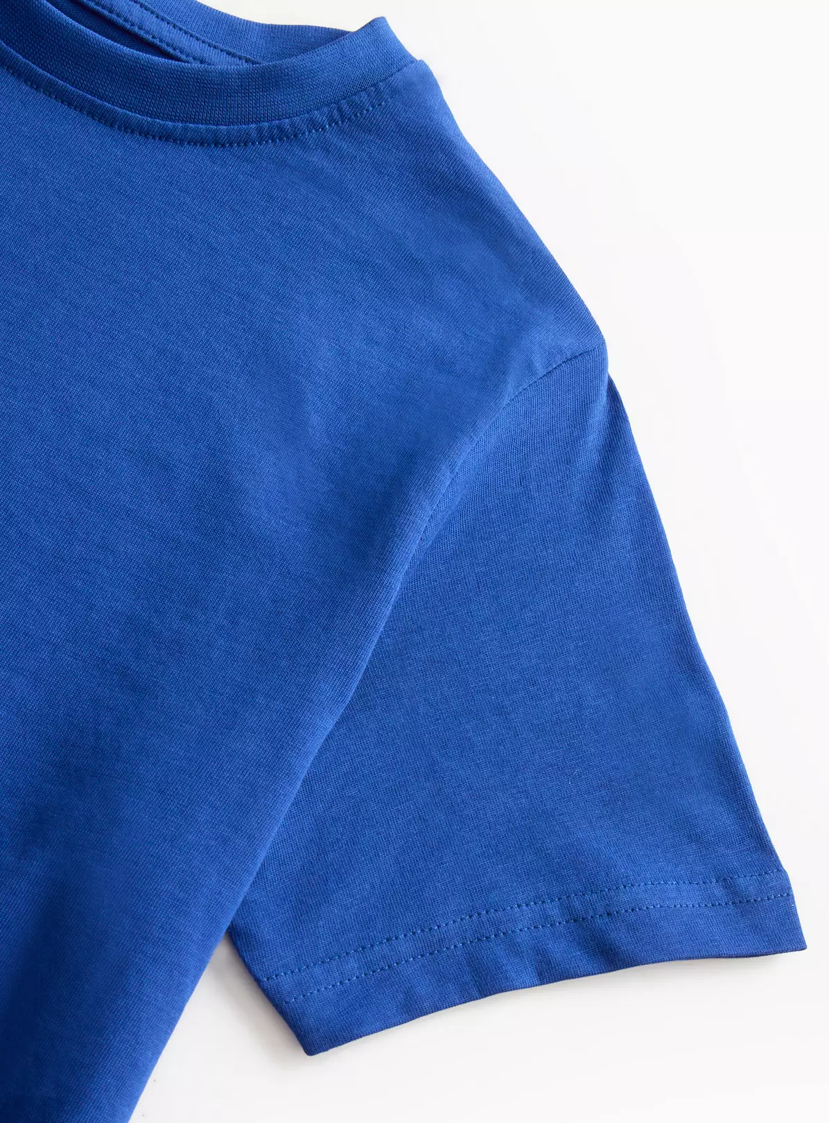 2 Pack Blue Sports Crew Neck T-Shirts 6 Years