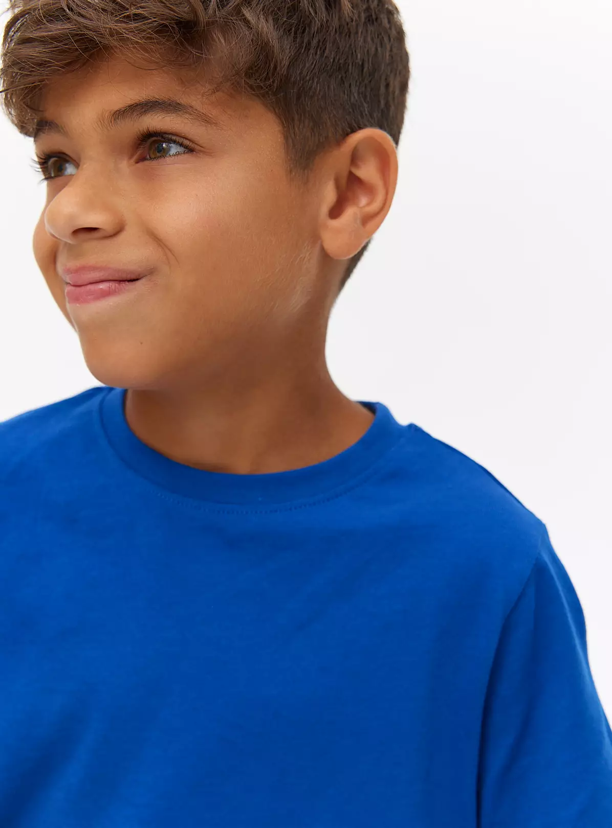 2 Pack Blue Sports Crew Neck T-Shirts 6 Years