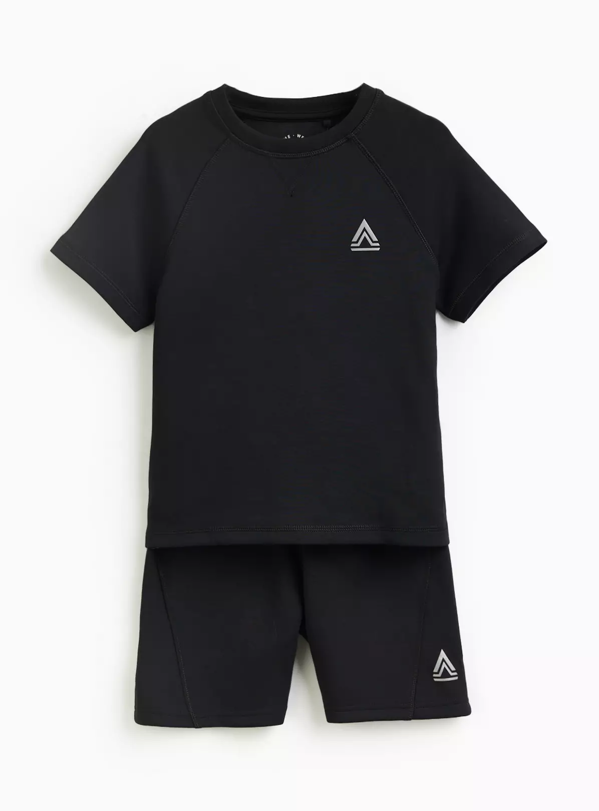 Black T-Shirt & Shorts Active Set 5 Years | School Uniform UK