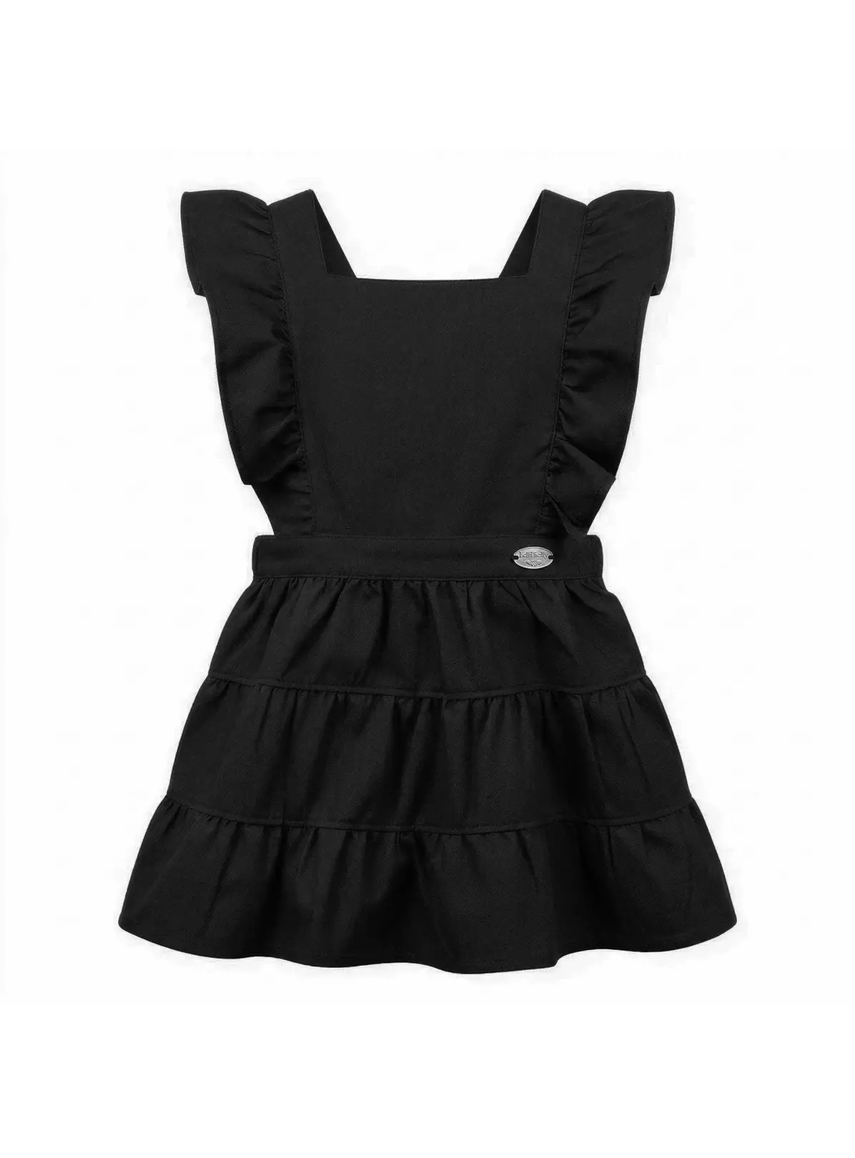 LELLI KELLY Bryony Tiered Pinafore Dress Black 3-4 Years